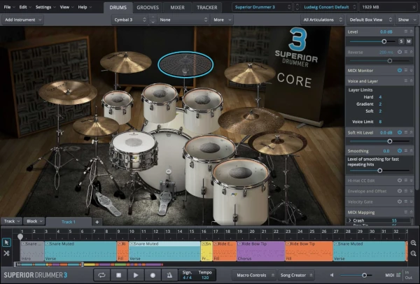 Toontrack Superior Drummer 3.5, batería virtual VST