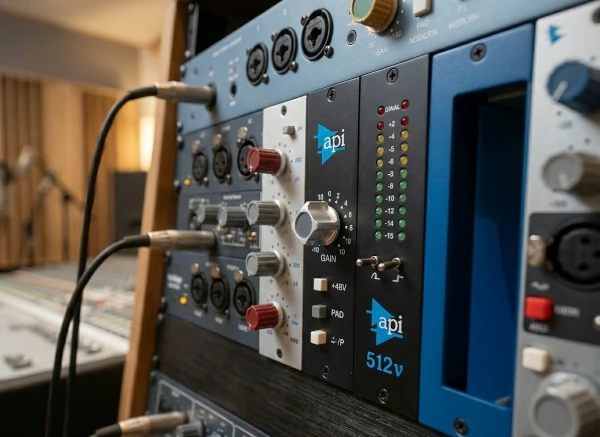 API 512v previo para micrófono