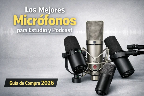Los mejores micrófonos de estudio, guía 2026