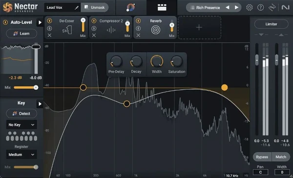 Izotope Nectar 4, plugin para mezcla de voz