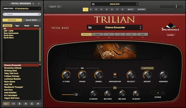 Spectrasonics Trilian, plugin de bajo VST