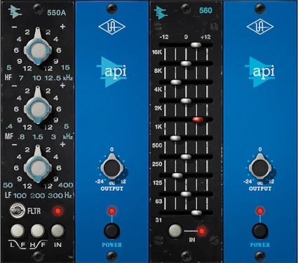 universal audio api 550a y api 560 plugin
